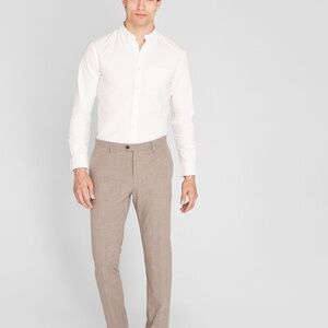 Sutton Plaid Dress Pants - New With Tags - NEVER WORN - BrownPlaid